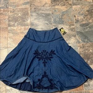 Mirasol Dark Blue A-Line Skirt